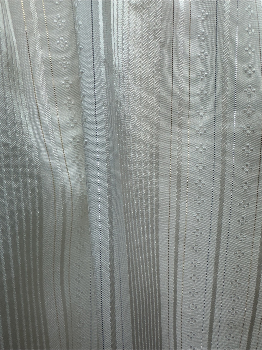 Ivory Ruffled Satin-Style Blouse with Statement Front - Picture 12 of 14
